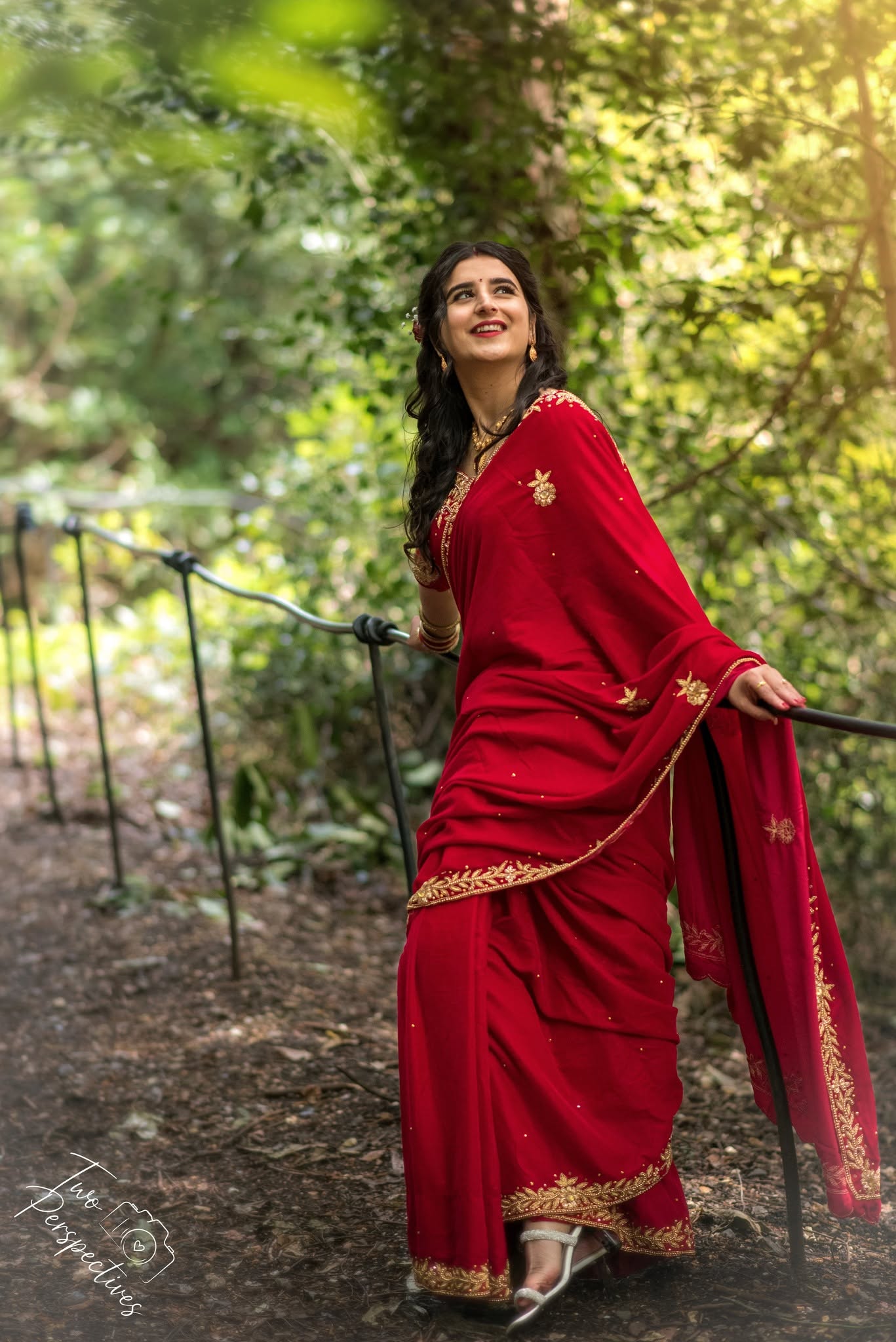Portrait in red